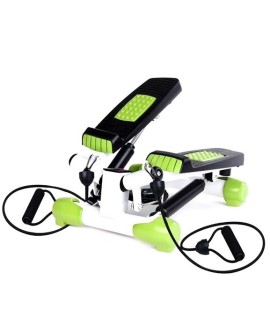 Stepper skośny z linkami biało-zielony HMS S3033