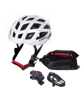 Kask LIVALL BH60SE Neo "L", Bluetooth, biały