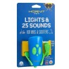 Lampka rowerowa z klaksonem HORNIT Mini GREEN - BLUE 5353GRBU