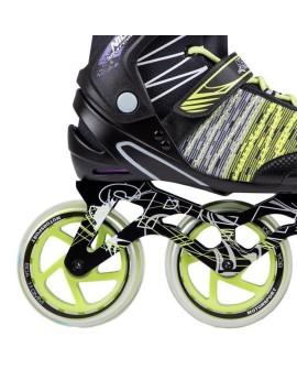 ŁYŻWOROLKI NILS EXTREME NA1206 CZARNO-ZIELONE ROZM. 41