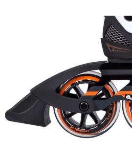 ŁYŻWOROLKI NILS EXTREME NA1060S CZARNO-POMARAŃCZOWE ROZM. 39