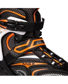 ŁYŻWOROLKI NILS EXTREME NA1060S CZARNO-POMARAŃCZOWE ROZM. 39