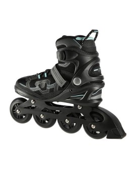 ŁYŻWOROLKI NILS EXTREME NA9157 CZARNO-MIĘTOWE ROZM. 44