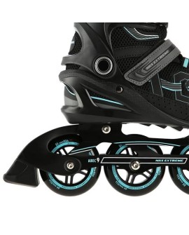 ŁYŻWOROLKI NILS EXTREME NA9157 CZARNO-MIĘTOWE ROZM. 44