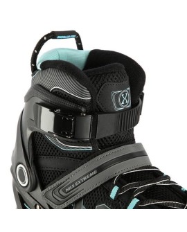ŁYŻWOROLKI NILS EXTREME NA9157 CZARNO-MIĘTOWE ROZM. 44