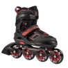ŁYŻWOROLKI NILS EXTREME NA14174 A CZARNO-CZERWONE ROZM. M (35-38)