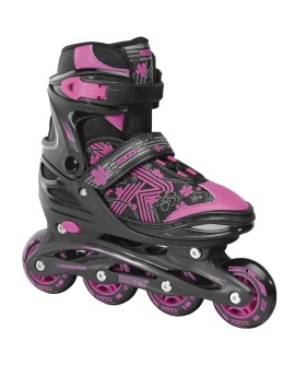 Łyżworolki Roces Jokey 3.0 Girl czarno-różowe 400846 02