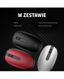 Mysz HP 240 Empire Red Bluetooth Mouse bezprzewodowa czerwono-czarna 43N05AA