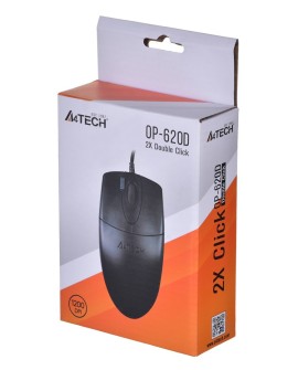 Mysz A4 Tech EVO Opto Ecco OP-620D czarna A4TMYS30398