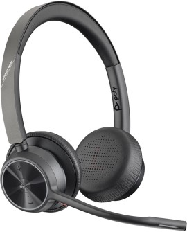 Zestaw słuchawkowy Bluetooth Poly Voyager 4320 MS Teams Certified USB-A Headset with charge stand +BT700 dongle 77Z00AA
