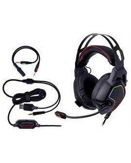 TRACER SŁUCHAWKI PRZEWODOWE GAMEZONE RAPTOR V2 RGB TRASLU46464