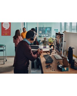 Zestaw słuchawkowy Bluetooth HP Poly Voyager Focus 2 MS Teams Certified Headset USB-A 77Y85AA