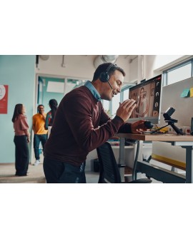 Zestaw słuchawkowy Bluetooth HP Poly Voyager Focus 2 MS Teams Certified Headset USB-A 77Y85AA