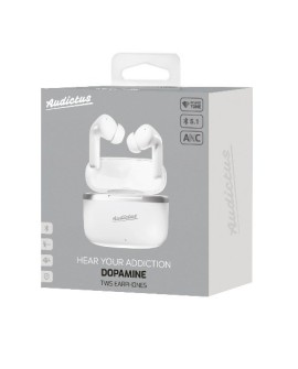 Audictus Dopamine Zestaw słuchawkowy True Wireless Stereo (TWS) Douszny Połączenia/muzyka Bluetooth Biały