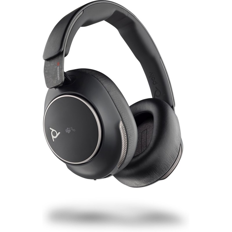 Słuchawki BT nauszne Poly Voyager Surround 80 UC Microsoft Teams Certified USB-C Headset + USB-C/A Adapter 8G7U0AA
