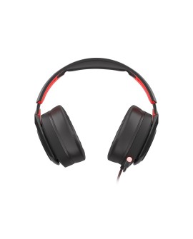GENESIS Radon 610 Zestaw słuchawkowy Przewodowa Opaska na głowę Gaming USB Typu-A Czarny, Czerwony