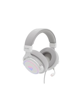 GENESIS Neon 764 Zestaw słuchawkowy Przewodowa Opaska na głowę Gaming USB Typu-A Biały