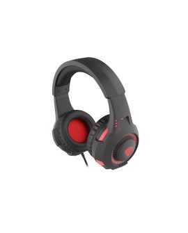 SŁUCHAWKI NAUSZNE GENESIS RADON 210 7.1 Z MIKROFONEM CZARNO-CZERWONE USB