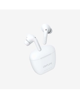 Defunc True Audio Earbuds, In-Ear, Wireless, White