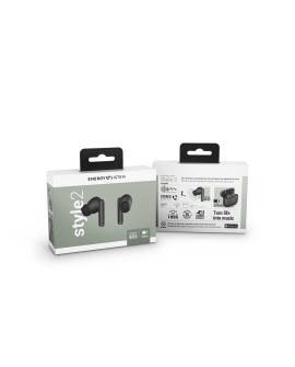 Energy Sistem Style 2 Zestaw słuchawkowy True Wireless Stereo (TWS) Douszny Połączenia/muzyka Bluetooth Czarny