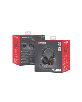 GENESIS Neon 613 Zestaw słuchawkowy Przewodowa Opaska na głowę Gaming USB Typu-A Czarny