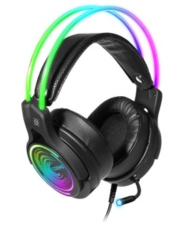 DEFENDER SŁUCHAWKI NAUSZNE Z MIKROFONEM COSMO PRO 7.1 PODŚWIETLENIE RGB 64536
