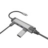 NATEC MULTIPORT FOWLER GO USB-C - HUB USB 3.0 X2, HDMI 4K, USB-C PD, RJ45 NMP-1985