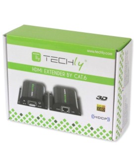 TECHLY EXTENDER HDMI HD 3D 60M PO RJ45 PILOT IR IDATA EXT-E70I