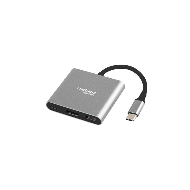 NATEC MULTI PORT FOWLER MINI (USB-C PD, USB 3.0, HDMI 4K) NMP-1607
