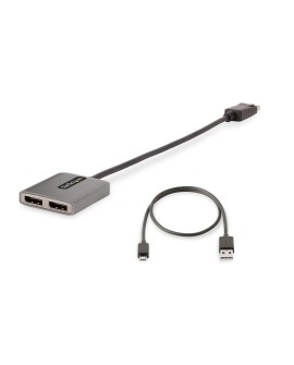 StarTech.com MST14DP122DP adapter kablowy 0,3 m DisplayPort 2 x DVI Szary