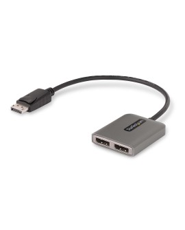 StarTech.com MST14DP122DP adapter kablowy 0,3 m DisplayPort 2 x DVI Szary