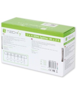 TECHLY SPLITTER HDMI 1/4 ULTRA HD 3D IDATA HDMI-4K4