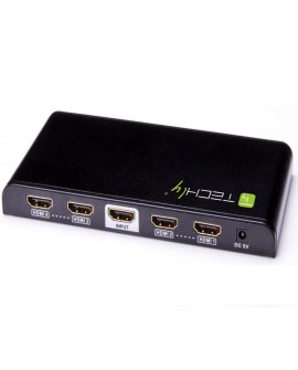 TECHLY SPLITTER HDMI 1/4 ULTRA HD 3D IDATA HDMI-4K4