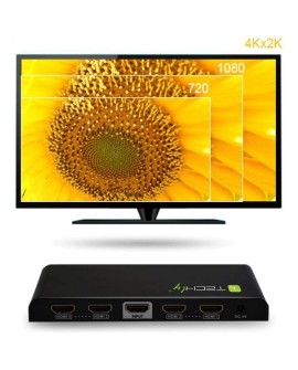 TECHLY SPLITTER HDMI 1/4 ULTRA HD 3D IDATA HDMI-4K4