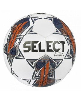 Piłka nożnahalowa Select Hala Futsal Master grain 22 FIFA Basic biało-pomarańczowa rozm. 4 17571