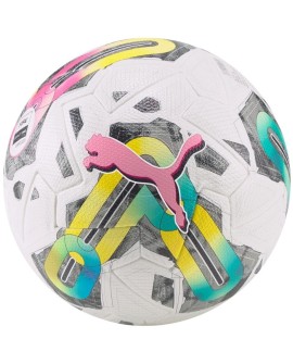 Piłka nożna Puma Orbita 1 TB biało-zielono-różowa 83774 01