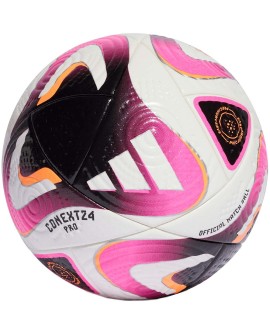 Piłka nożna adidas Conext 24 Pro biało-różowa IP1616
