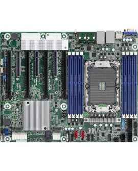Płyta główna ASRock SPC621D8 1x LGA4189 Intel Xeon Scalable 3gen C621A (8xDIMM, SATA, 2xM.2, 2x1GbE, IPMI)