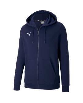Bluza męska Puma teamGOAL 23 Casuals Hooded Jacket granatowa 656708 06