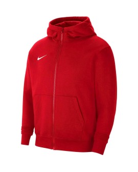 Bluza dla dzieci Nike Park 20 Fleece Full-Zip Hoodie czerwona CW6891 657
