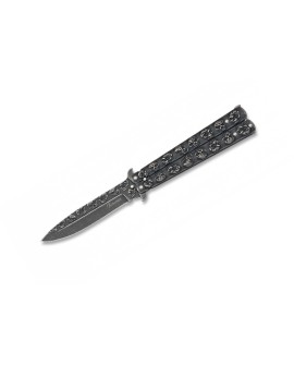 Martinez Albainox Balisong Skull Stone Nóż motylkowy
