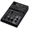 Yamaha AG03 MK2 czarny - 3-kanałowy mikser do streamingu na żywo z interfejsem audio USB