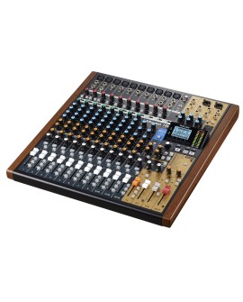 Tascam Model 16 - 14-kanałowy mikser analogowy z 16-ścieżkowym, cyfrowym rejestratorem