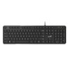 Genius Slimstar M200 klawiatura przewodowa (USB) CZ/SK, czarna