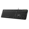 Genius Slimstar M200 klawiatura przewodowa (USB) CZ/SK, czarna