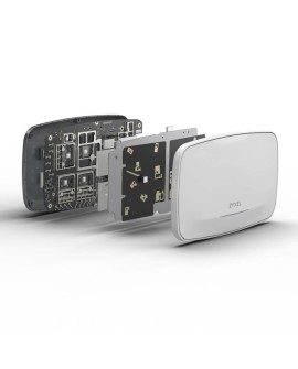 Acces Point Wi-Fi 7 Zyxel WBE660S 2.4GHz(4x4)/5GHz(4x4)/6GHz(4x4) PoE+/PoE++ 1x1G 1x10G