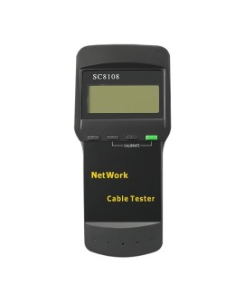 QOLTEC TESTER OKABLOWANIA LAN | RJ45 | RJ12 | BNC