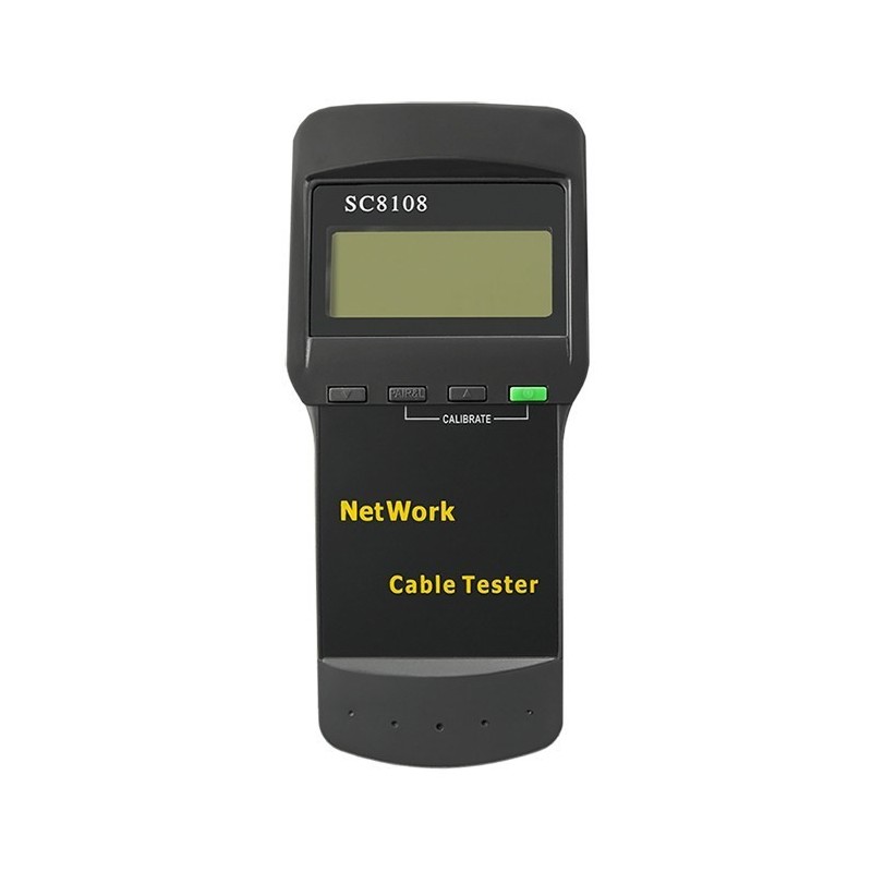 QOLTEC TESTER OKABLOWANIA LAN | RJ45 | RJ12 | BNC
