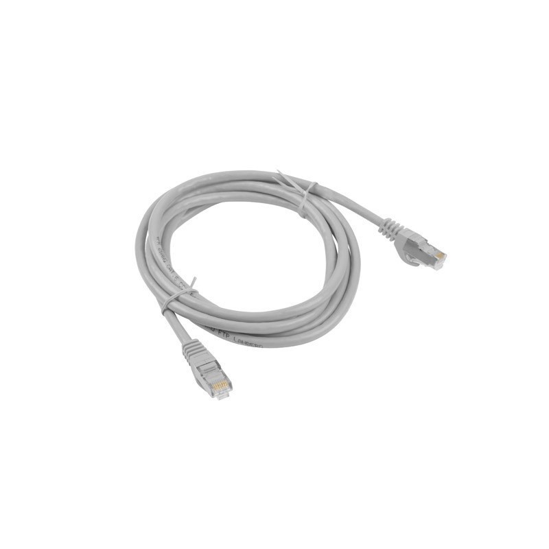 LANBERG PATCHCORD KAT.6 FTP 3M SZARY FLUKE PASSED