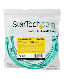 StarTech.com 450FBLCLC7 kabel InfiniBand / światłowodowy 7 m LC Kolor Aqua